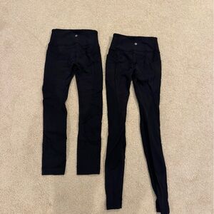Lululemon pants - cropped and ankle length size 2